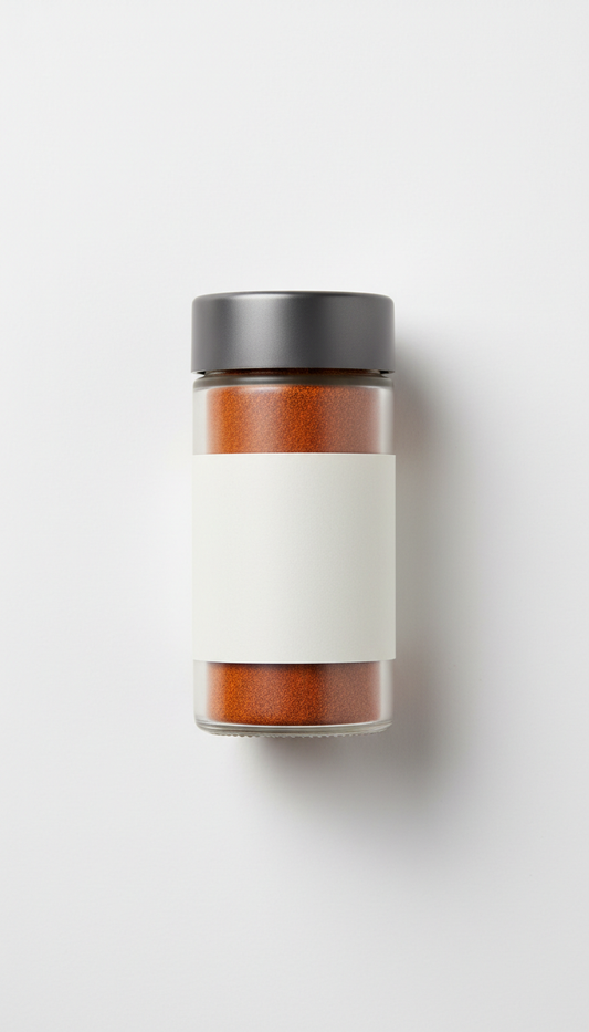 Smoked paprika matte spice jar