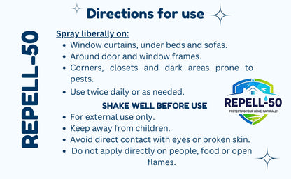 Repell-50 Herbal Repellent Spray