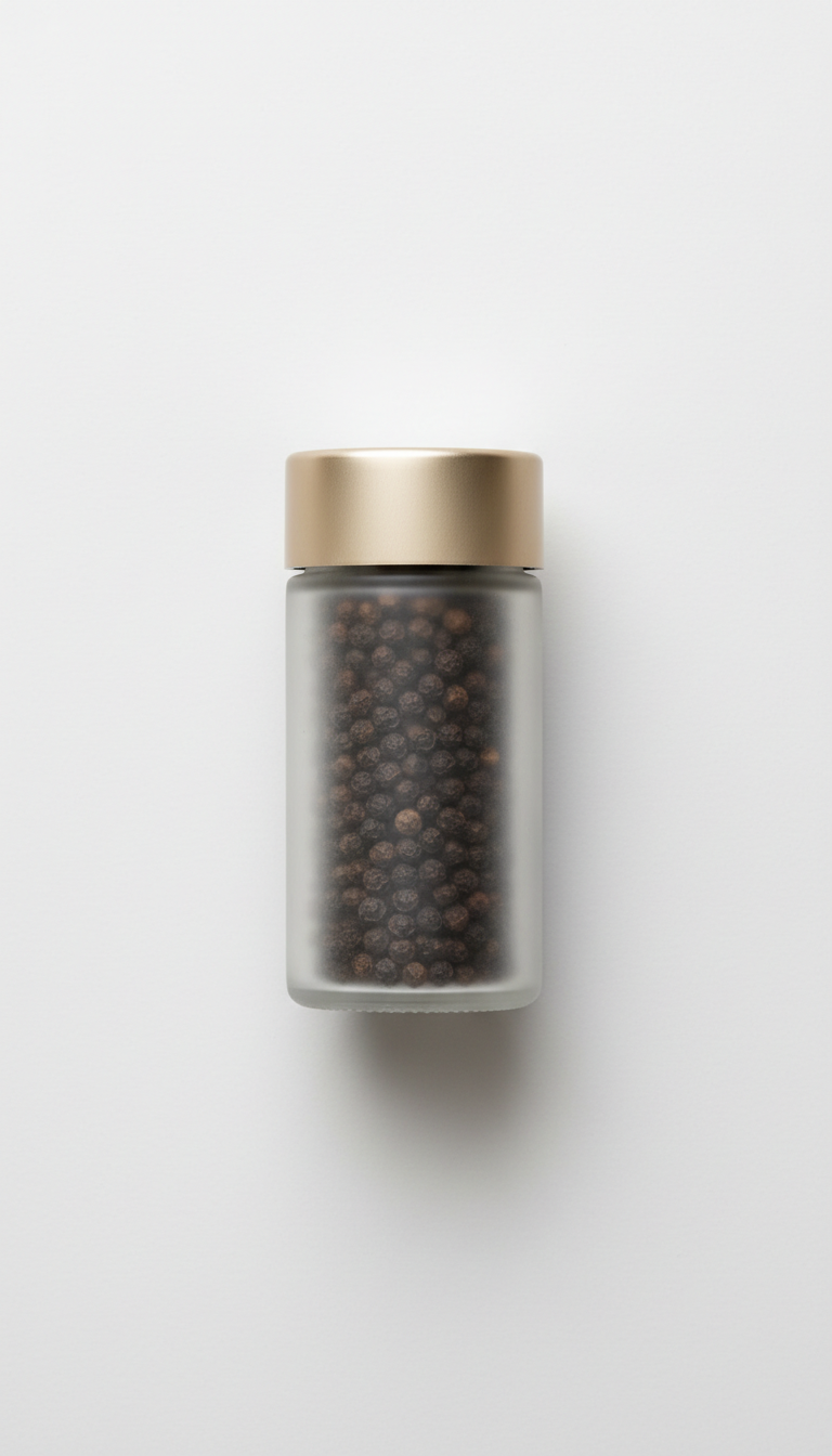 Tellicherry black pepper easy-pour jar