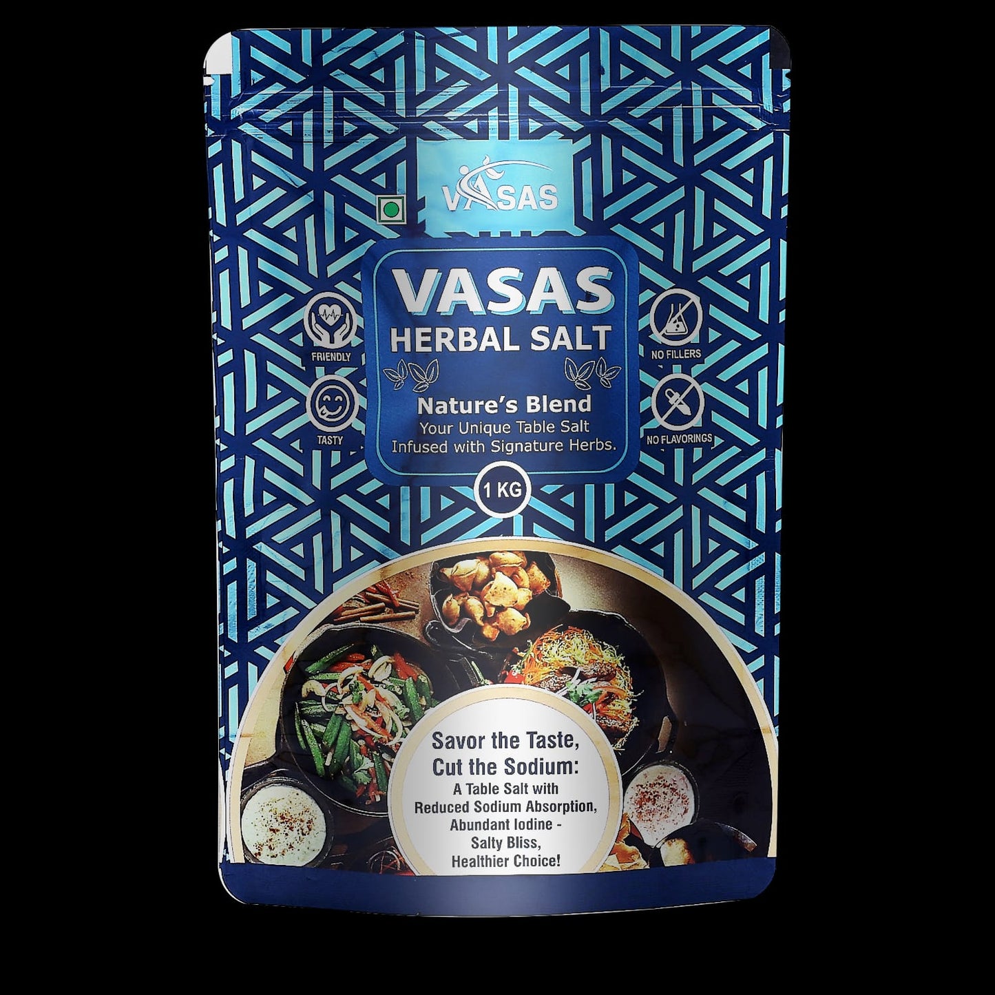 VASAS HERBAL SALT- Nature's Blend, your unique Table Salt infused with Signature Herbs