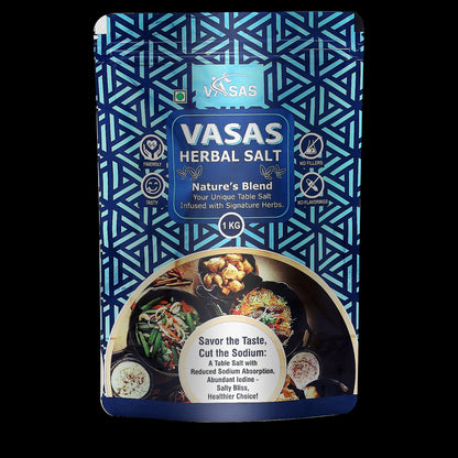 VASAS HERBAL SALT- Nature's Blend, your unique Table Salt infused with Signature Herbs